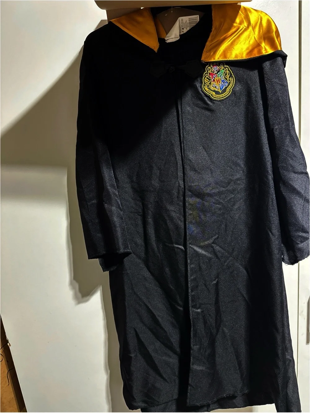 Target Kids Harry Potter Hogwarts Robe Costume with Gold Hood Trim
